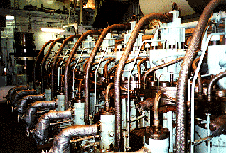Top of the main engine
