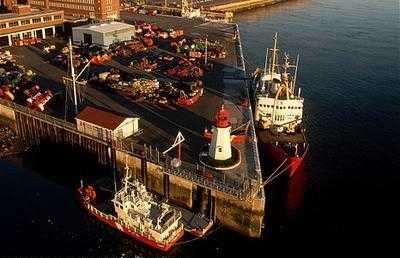 overview of a harbour